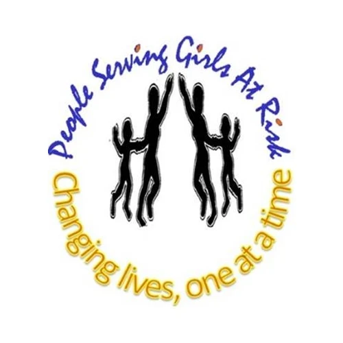 People serving girls at risk logo